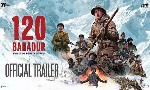 फरहान अख्तर की 120 Bahadur का आधिकारिक ट्रेलर जारी फरहान अख्तर की 120 Bahadur का आधिकारिक ट्रेलर जारी