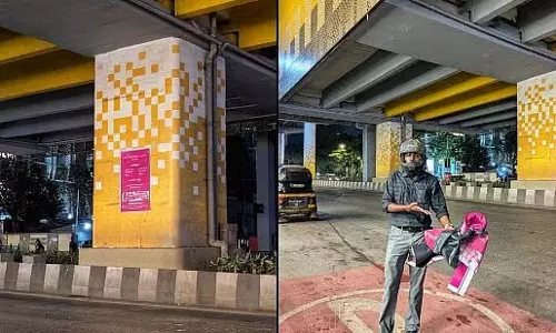 Mumbai मेट्रो ने येलो लाइन के पिलर से अवैध बैनर हटाने वाले व्यक्ति की तारीफ़ की Mumbai मेट्रो ने येलो लाइन के पिलर से अवैध बैनर हटाने वाले व्यक्ति की तारीफ़ की