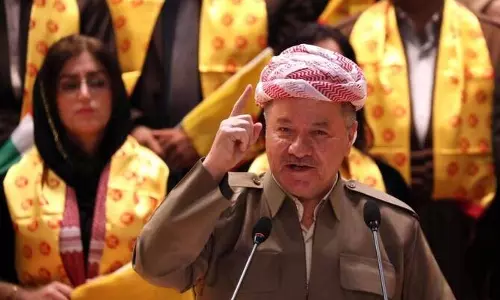 Masoud Barzani: कुर्द राजनीति में प्रभावी, इराक चुनाव से पहले KDP की वोट अपील Masoud Barzani: कुर्द राजनीति में प्रभावी, इराक चुनाव से पहले KDP की वोट अपील