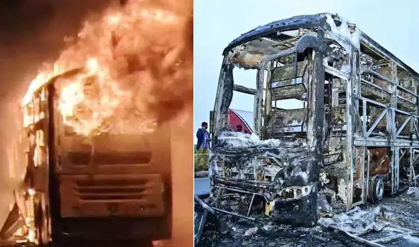 Kurnool बस दुर्घटना मामले में कावेरी ट्रैवल्स के मालिक गिरफ्तार Kurnool बस दुर्घटना मामले में कावेरी ट्रैवल्स के मालिक गिरफ्तार