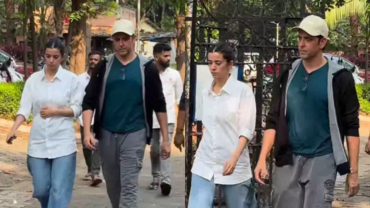 Hrithik Roshan सबा आज़ाद के साथ पहुंचे पूर्व सास के अंतिम संस्कार में Hrithik Roshan सबा आज़ाद के साथ पहुंचे पूर्व सास के अंतिम संस्कार में
