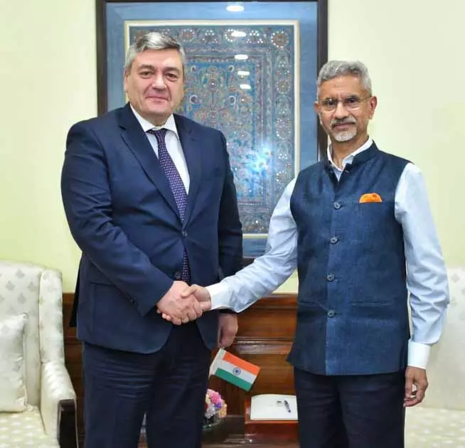 उप विदेश मंत्री Andrey Rudenko ने की मंत्री जयशंकर से मुलाकात उप विदेश मंत्री Andrey Rudenko ने की मंत्री जयशंकर से मुलाकात
