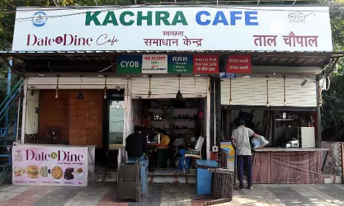 Bhopal : सरकारी ज़मीन पर बिना मंज़ूरी के कचरा कैफे बनाने को लेकर BMC पर सवाल उठ रहे है