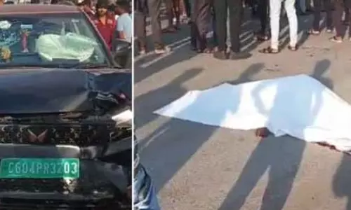रायपुर : दूध वाले की मौत, बेकाबू कार ने मारी ठोकर