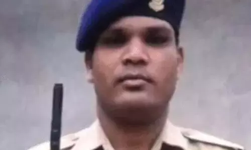 CAF जवान की मौत, ट्रक ने रौंदा