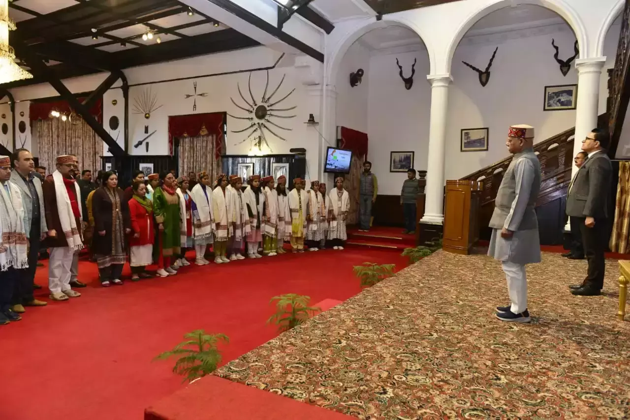 Shimla: राजभवन में वंदे मातरम की 150वीं वर्षगांठ का भव्य आयोजन Shimla: राजभवन में वंदे मातरम की 150वीं वर्षगांठ का भव्य आयोजन