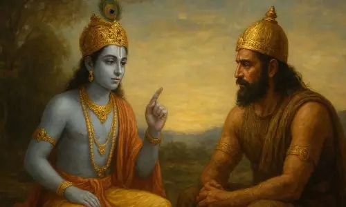 Gita का संदेश: अधर्म की राह पर सही-गलत का भेद है खो जाता