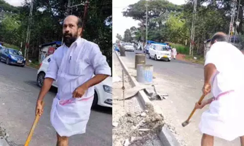 Kerala के त्रिशूर में सड़क विभाजक को नष्ट करने के आरोप में अनिल अक्कारा पर मुकदमा Kerala के त्रिशूर में सड़क विभाजक को नष्ट करने के आरोप में अनिल अक्कारा पर मुकदमा