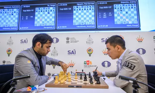 FIDE विश्व कप: अर्जुन एरिगैसी, हरिकृष्णा ने दर्ज की जोरदार जीत