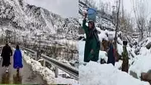 कश्मीर में ठंड का कहर कश्मीर में ठंड का कहर