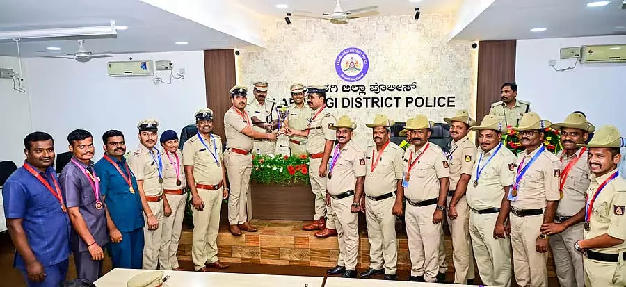 पुलिस ड्यूटी मीट संपन्न: कलबुर्गी जिला चैंपियन बना पुलिस ड्यूटी मीट संपन्न: कलबुर्गी जिला चैंपियन बना