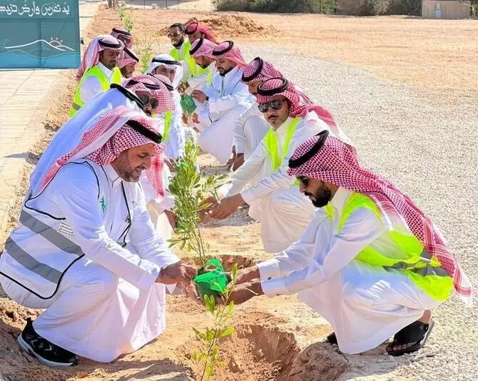 Saudi Arabia के नॉर्दर्न बॉर्डर्स में बड़े पैमाने पर पेड़ लगाने का अभियान शुरू Saudi Arabia के नॉर्दर्न बॉर्डर्स में बड़े पैमाने पर पेड़ लगाने का अभियान शुरू