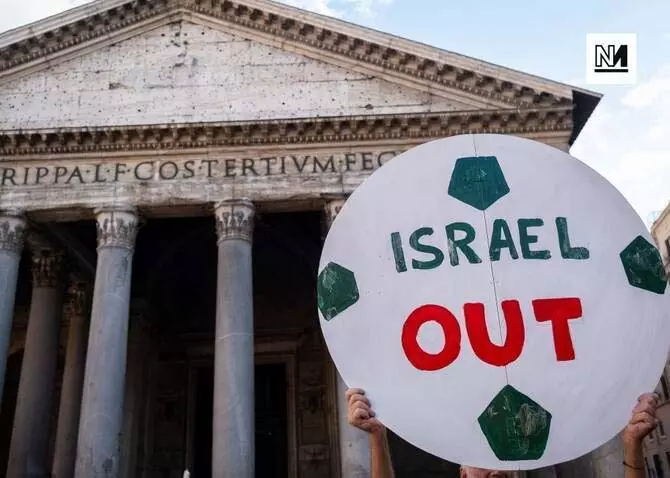 Irish फुटबॉल ने UEFA से इज़राइल को सस्पेंड करने का प्रस्ताव पास किया Irish फुटबॉल ने UEFA से इज़राइल को सस्पेंड करने का प्रस्ताव पास किया