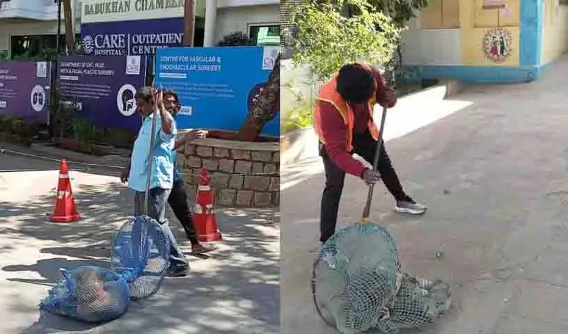 GHMC ने सरकारी अस्पतालों से आवारा कुत्तों को हटाने का अभियान शुरू किया GHMC ने सरकारी अस्पतालों से आवारा कुत्तों को हटाने का अभियान शुरू किया