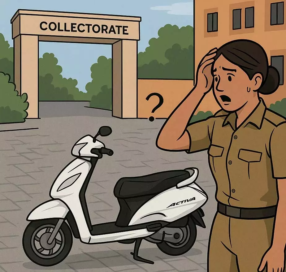 रायपुर के कलेक्ट्रेट परिसर से महिला अधिकारी की एक्टिवा चोरी रायपुर के कलेक्ट्रेट परिसर से महिला अधिकारी की एक्टिवा चोरी