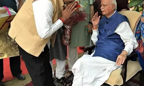 MP बृजमोहन अग्रवाल ने भारत रत्न लालकृष्ण आडवाणी को जन्मदिन की शुभकामनाएं दी