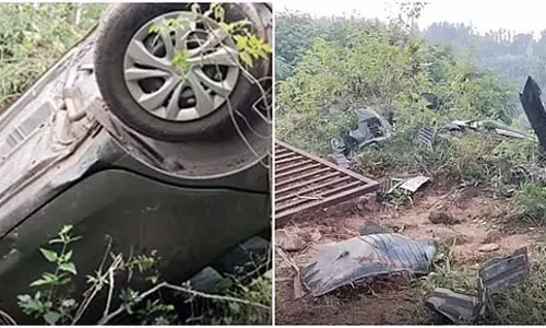 Yercaud के पास 25 फुट गहरी खाई में कार गिरने से एक की मौत, 2 घायल