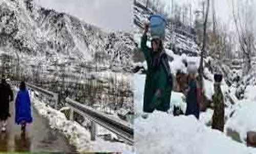 कश्मीर में ठंड का कहर कश्मीर में ठंड का कहर