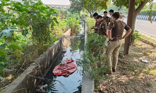 नाले में मिली महिला की सिर कटी लाश, अब तक 500 से अधिक CCTV फुटेज की जांच नाले में मिली महिला की सिर कटी लाश, अब तक 500 से अधिक CCTV फुटेज की जांच
