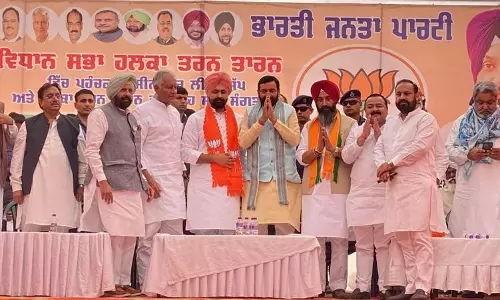 पंजाब की AAP सरकार भ्रष्टाचार में कांग्रेस से लड़ रही है: हरियाणा के सीएम नायब सैनी