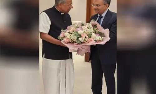 Kerala के मुख्यमंत्री दो दिवसीय यात्रा पर अबू धाबी पहुंचे