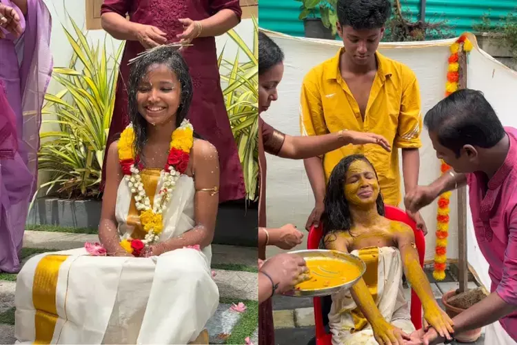 Kerala के एक परिवार ने बेटी के पहले मासिक धर्म का जश्न दिल को छू लेने वाली रस्म के साथ मनाया