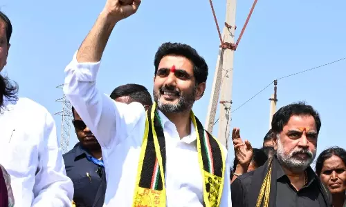 Andhra: नारा लोकेश चुनाव प्रचार के लिए बिहार रवाना