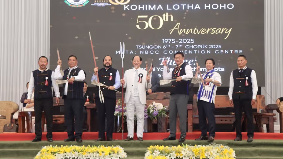 Kohima लोथा होहो ने भविष्य की तैयारियों पर ध्यान केंद्रित करते हुए स्वर्ण जयंती मनाई