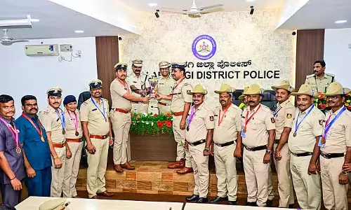 पुलिस ड्यूटी मीट संपन्न: कलबुर्गी जिला चैंपियन बना पुलिस ड्यूटी मीट संपन्न: कलबुर्गी जिला चैंपियन बना