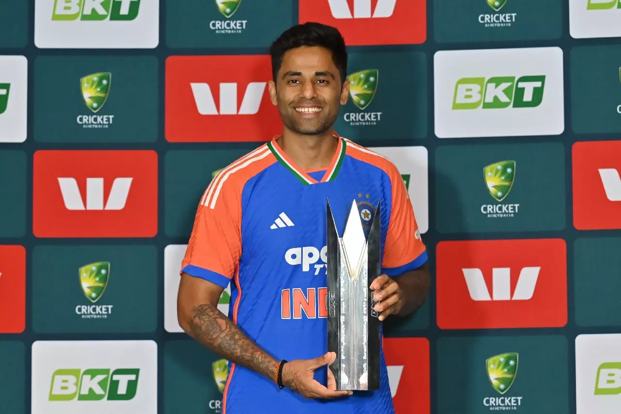 Australia पर जीत के बाद बोले सूर्यकुमार: ट्रॉफी उठाने का सपना पूरा हुआ Australia पर जीत के बाद बोले सूर्यकुमार: ट्रॉफी उठाने का सपना पूरा हुआ