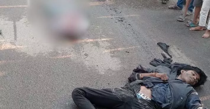 जिंदल पावर प्लांट के वाहन ने कुचला, छात्र की मौत जिंदल पावर प्लांट के वाहन ने कुचला, छात्र की मौत