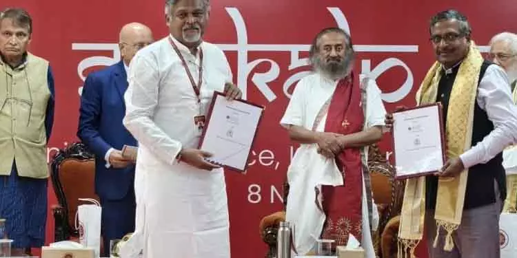IIM संबलपुर और श्री श्री विश्वविद्यालय ने अनुसंधान के लिए समझौता किया IIM संबलपुर और श्री श्री विश्वविद्यालय ने अनुसंधान के लिए समझौता किया