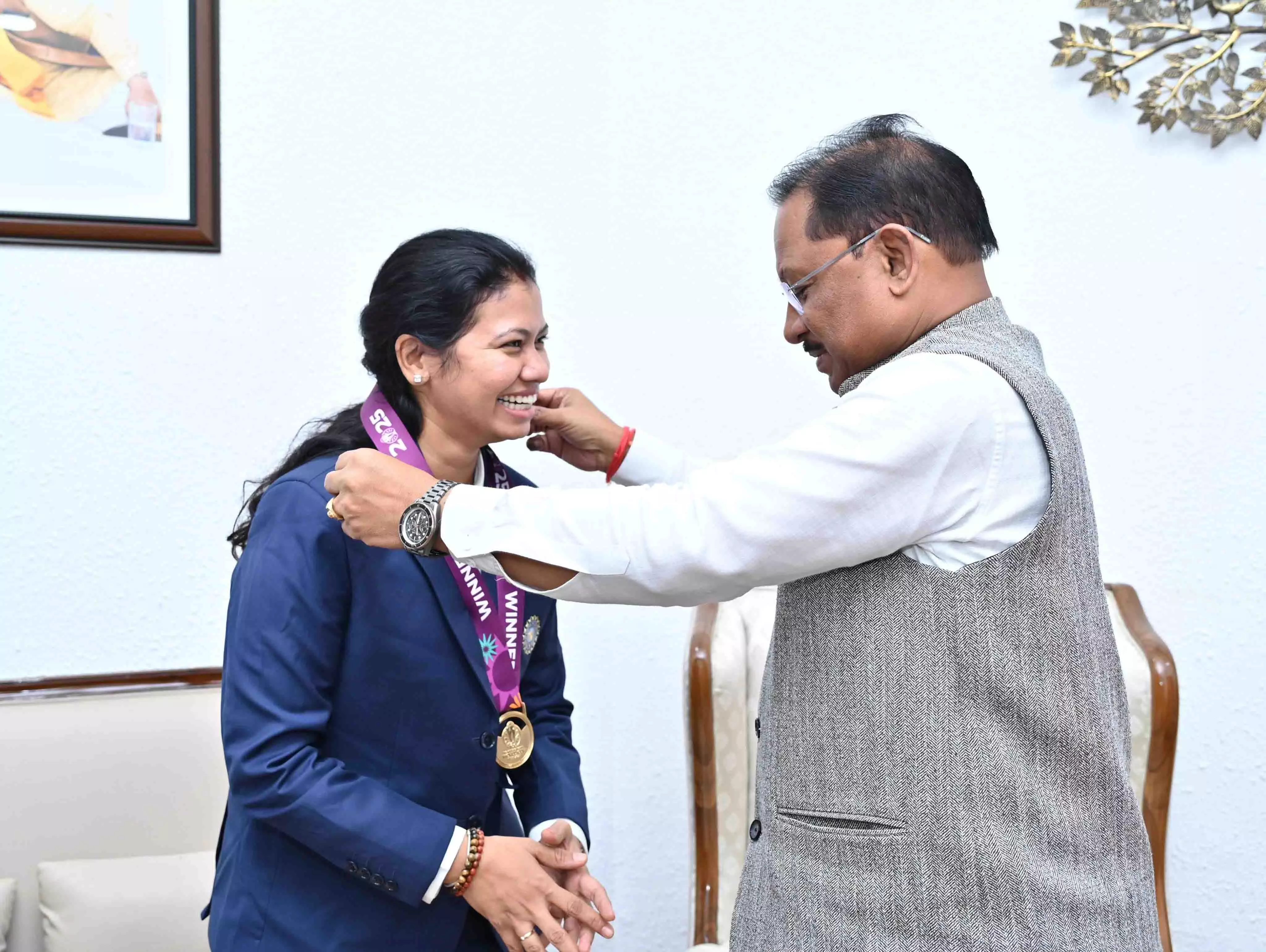 खेल प्रतिभाओं को बढ़ावा देने के लिए राज्य सरकार प्रतिबद्धता के साथ कर रही है कार्य : CM विष्णुदेव साय खेल प्रतिभाओं को बढ़ावा देने के लिए राज्य सरकार प्रतिबद्धता के साथ कर रही है कार्य : CM विष्णुदेव साय