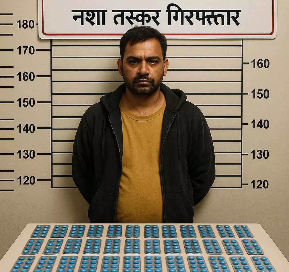 Raipur Breaking: नशीली टेबलेट बेचने वाला नशा तस्कर गिरफ्तार Raipur Breaking: नशीली टेबलेट बेचने वाला नशा तस्कर गिरफ्तार