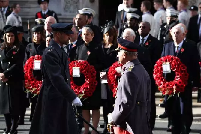 King Charles III ने युद्ध शहीदों को दी श्रद्धांजलि King Charles III ने युद्ध शहीदों को दी श्रद्धांजलि