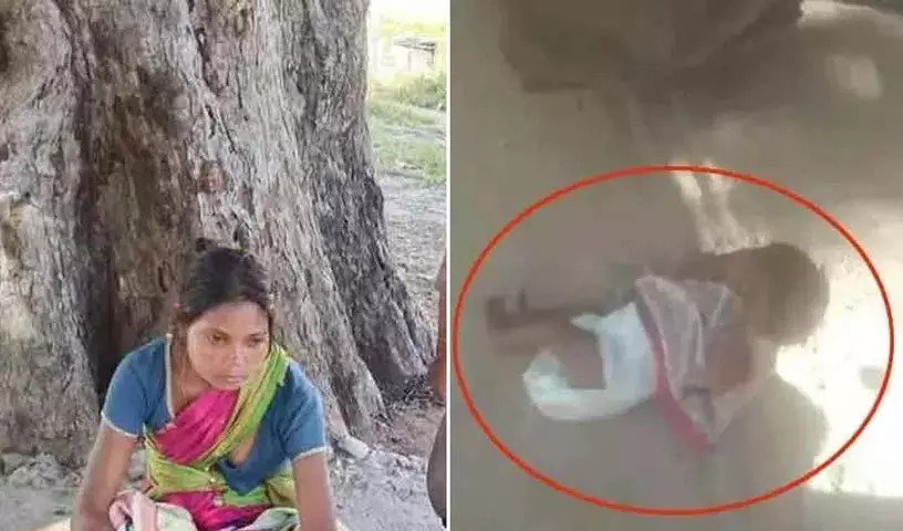 मां ने दो महीने के बच्चे को ट्रैक्टर के पहियों के नीचे फेंका मां ने दो महीने के बच्चे को ट्रैक्टर के पहियों के नीचे फेंका