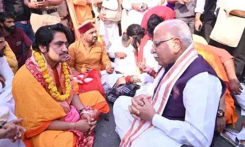 सनातन हिंदू एकता पदयात्रा ने फ़रीदाबाद में प्रवेश किया, यातायात ठप हो गया