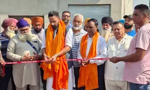 आप मंत्री ने Phagwara में रानीपुर-चेहरू लिंक रोड कार्य का शुभारंभ किया