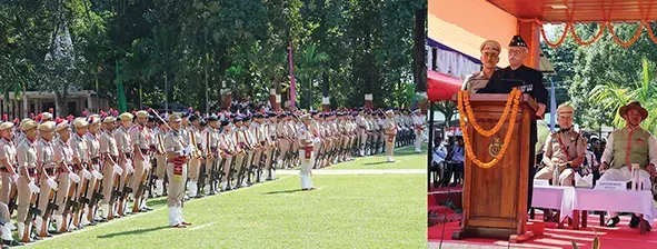 राज्यपाल ने पुलिसिंग में व्यावसायिकता और मानवीय दृष्टिकोण पर जोर दिया