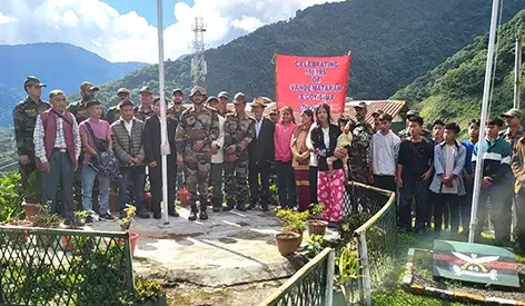 Arunachal  : भारतीय सेना ने वंदे मातरम के 150 वर्ष पूरे होने का जश्न मनाया