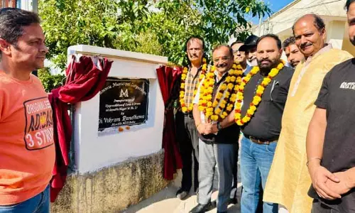 Randhawa ने किया गली और नाले के निर्माण का उद्घाटन Randhawa ने किया गली और नाले के निर्माण का उद्घाटन