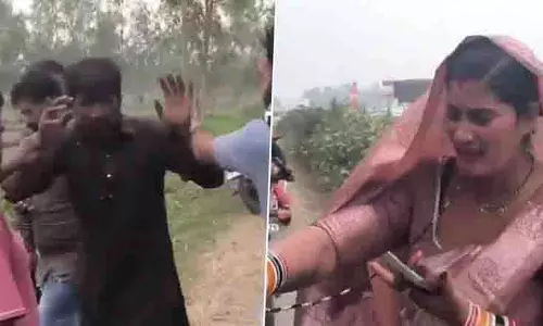 Rampur: नशे में धुत ऑटो चालक से बदसलूकी पर महिला ने जड़ा थप्पड़