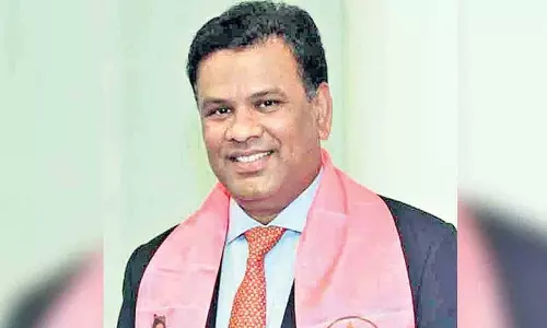 जुबली हिल्स में गुलाबी झंडा लहरा रहा है: Mahesh Bigala जुबली हिल्स में गुलाबी झंडा लहरा रहा है: Mahesh Bigala
