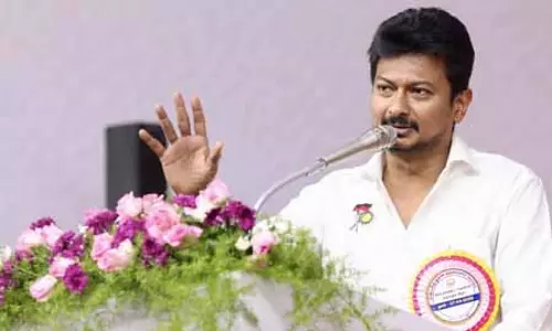 तमिलनाडु: उपमुख्यमंत्री उदयनिधि स्टालिन बोले- विचारधारा ही डीएमके की नींव है तमिलनाडु: उपमुख्यमंत्री उदयनिधि स्टालिन बोले- विचारधारा ही डीएमके की नींव है