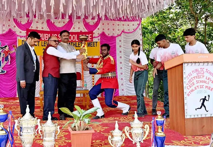 Sakleshpur : जेएसएस पब्लिक स्कूल में जिला स्तरीय सीबीएसई खेल प्रतियोगिता Sakleshpur : जेएसएस पब्लिक स्कूल में जिला स्तरीय सीबीएसई खेल प्रतियोगिता