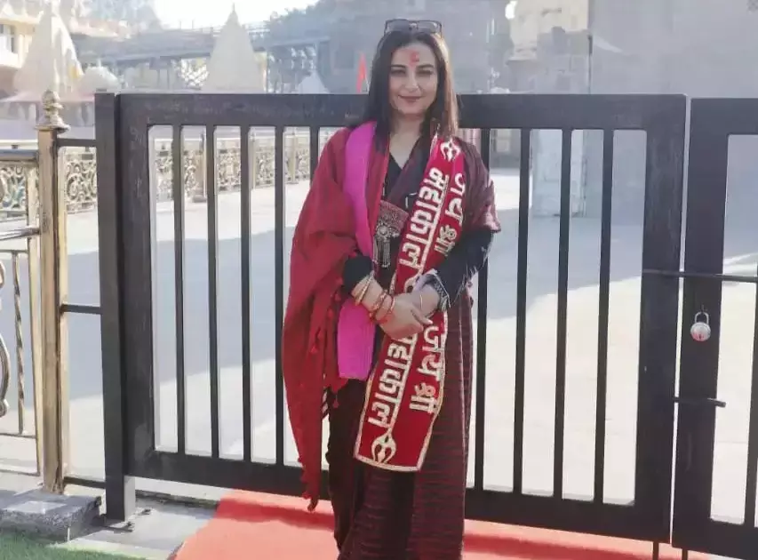 Ujjain: फिल्म अभिनेत्री दिव्या दत्ता ने महाकालेश्वर में की प्रार्थना Ujjain: फिल्म अभिनेत्री दिव्या दत्ता ने महाकालेश्वर में की प्रार्थना