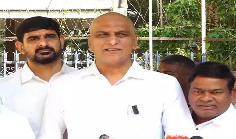 जुबली हिल्स के मतदाताओं ने उपचुनावों में कांग्रेस को हराया: Harish Rao जुबली हिल्स के मतदाताओं ने उपचुनावों में कांग्रेस को हराया: Harish Rao
