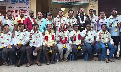 Bengaluru South : शिवलिंगैया जिला पत्रकार संघ के अध्यक्ष बने