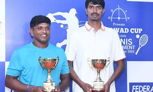 Dharwad Cup-2025: अमर, बसवराज ने डबल्स का खिताब जीता Dharwad Cup-2025: अमर, बसवराज ने डबल्स का खिताब जीता