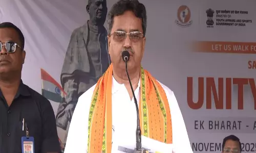 त्रिपुरा के मुख्यमंत्री साहा ने Sardar@150 एकता मार्च को हरी झंडी दिखाई त्रिपुरा के मुख्यमंत्री साहा ने Sardar@150 एकता मार्च को हरी झंडी दिखाई